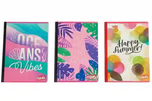Cuaderno Cocido 50 Hojas Mujer