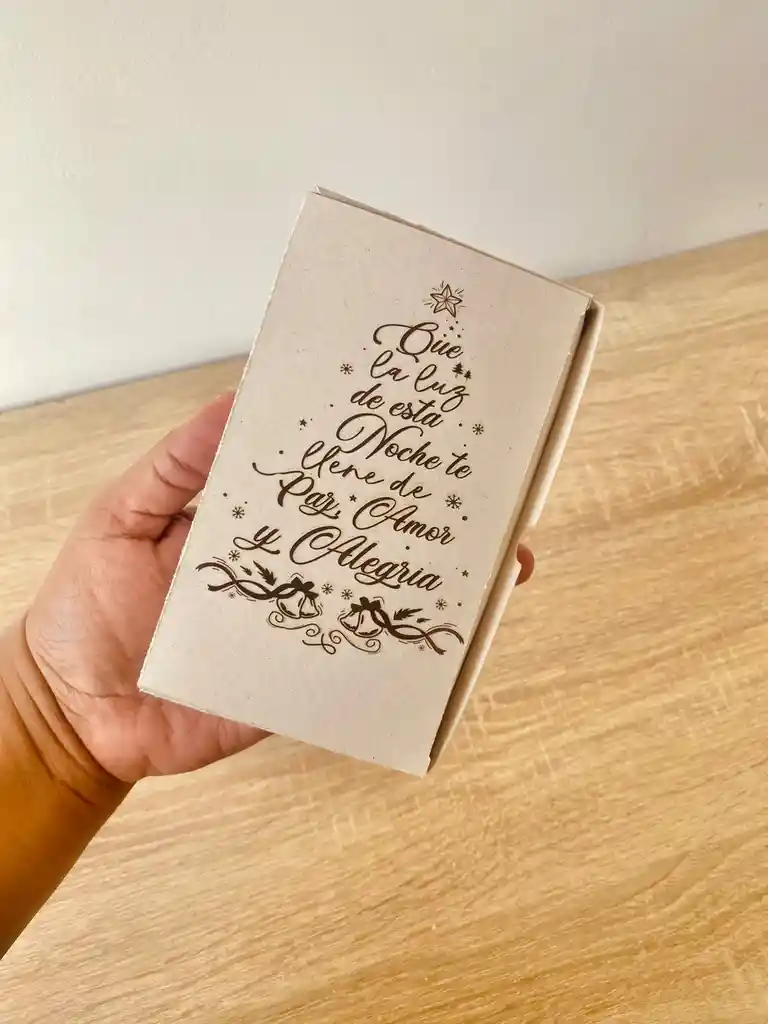 Velas Navideñas Pequeñas Motivo Navidad