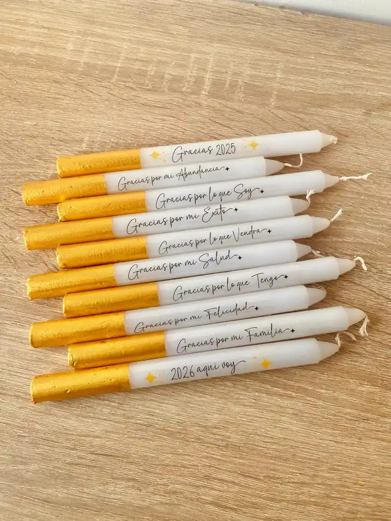 Velas Navideñas Gratitud