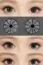 Lentes De Contacto Telaraña Par De Ojos Cosplay Disfraz De Halloween