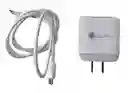 Cargador Pd Completo Adaptador Con 2 Usb Y Cable Tipo C Rapido