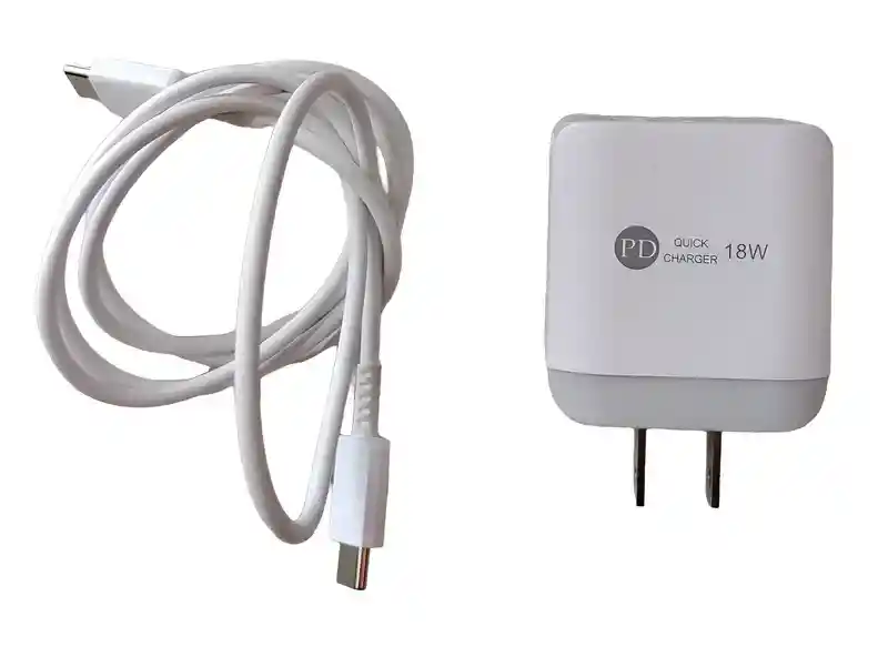 Cargador Pd Completo Adaptador Con 2 Usb Y Cable Tipo C Rapido