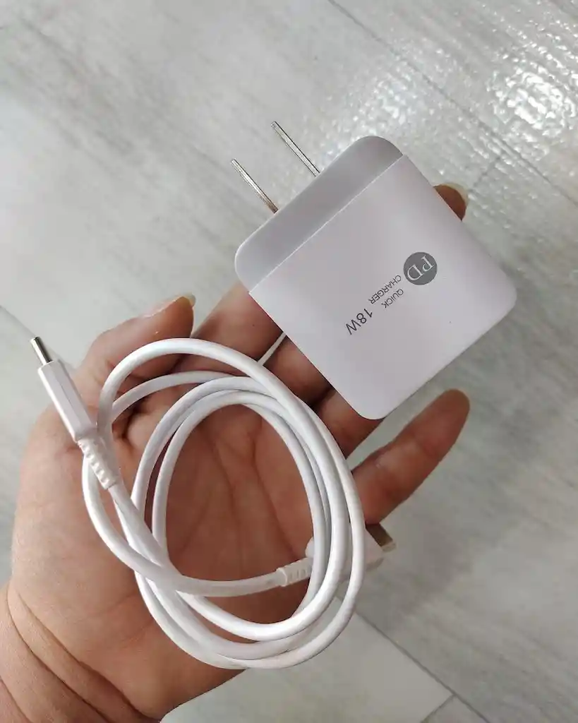 Cargador Pd Completo Adaptador Con 2 Usb Y Cable Tipo C Rapido