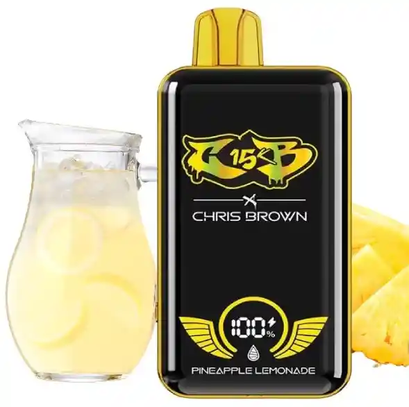 Vapeador Chris Brown 15000 Puffs Sabor Pineapple Lemonade