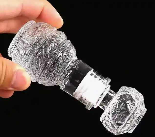 Botella Mini De Vidrio # 2 Con Tapón Hermético, Botellas De Lujo