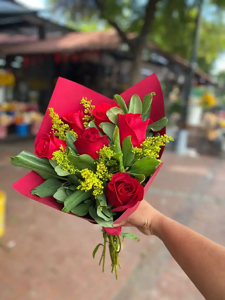 Bouquet De 6 Rosas