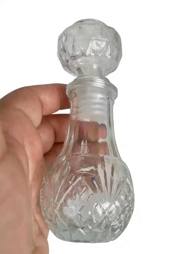 Botella Mini De Vidrio # 3 Con Tapón Hermético, Botella De Lujo