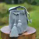 🎒 Mochila Wayuu Mediana Gris