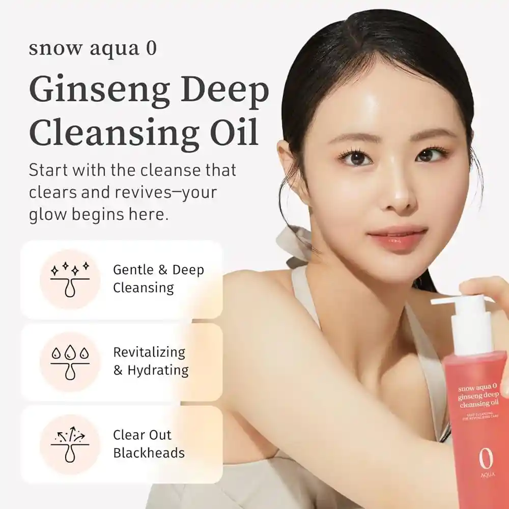 Nooni Snow Aqua 0 Ginseng Deep Cleansing Oil