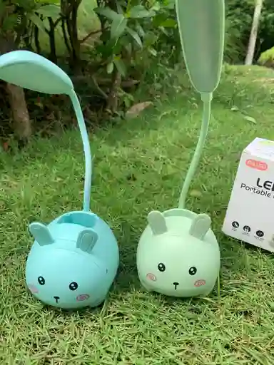 Mini Lampara Infantil Con Portalapices