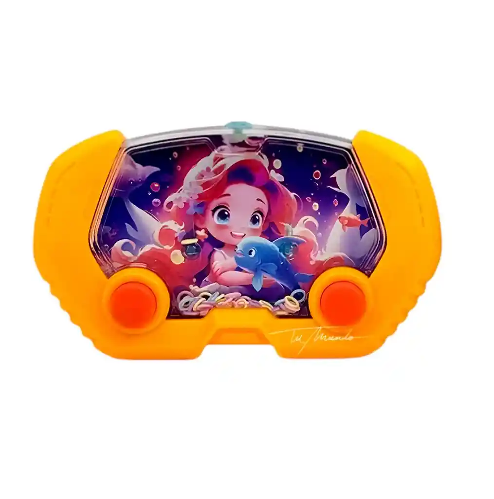 Juguete Anillos Diseño Atari De Agua Sirena Mundo Marino X 4