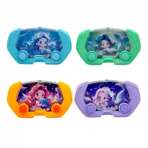 Juguete Anillos Diseño Atari De Agua Sirena Mundo Marino X 4