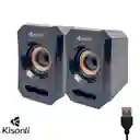 Altavoces Para Ordenador Kisonli A-606 Altavoces Para Pc Y Portátil 5w/usb 2.0
