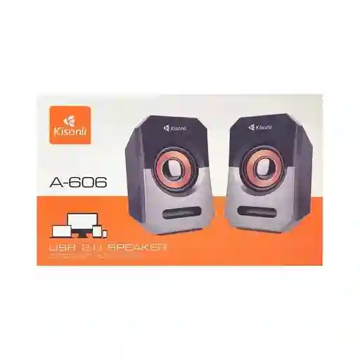 Altavoces Para Ordenador Kisonli A-606 Altavoces Para Pc Y Portátil 5w/usb 2.0