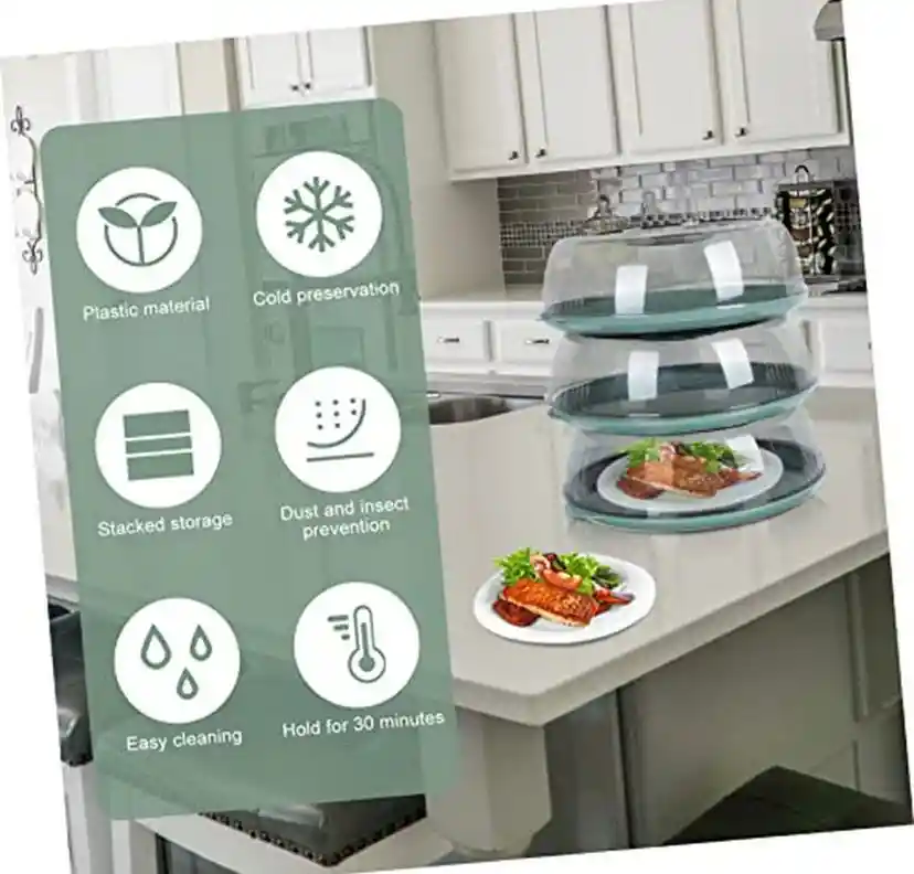 Tapa Multifuncional Microondas Para Alimentos Protector Para Platos De Comida, Cubierta Aislante Para Alimentos