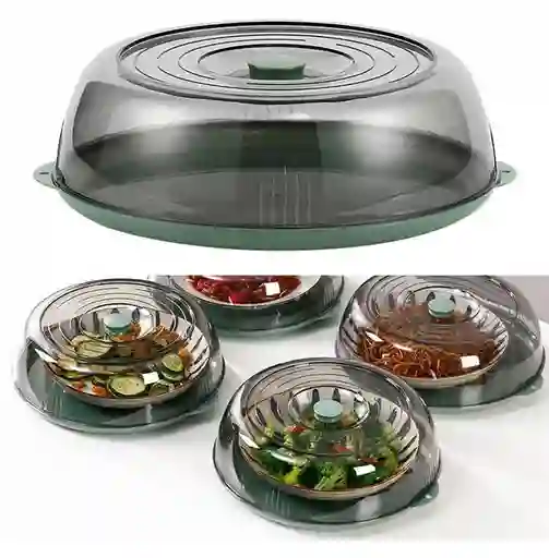 Tapa Multifuncional Microondas Para Alimentos Protector Para Platos De Comida, Cubierta Aislante Para Alimentos