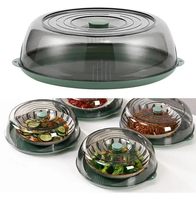 Tapa Multifuncional Microondas Para Alimentos Protector Para Platos De Comida, Cubierta Aislante Para Alimentos