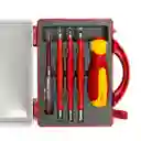 Juego De Desarmadores Aislados Para Electricista En Estuche
