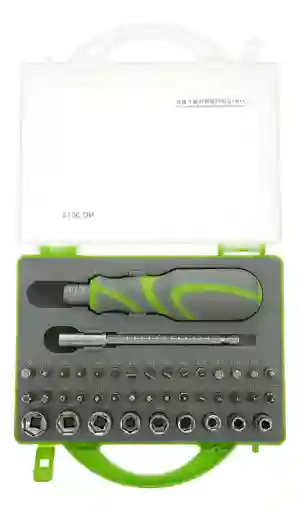 Set Destornillador 41 En 1 Múltiples Puntas Y Mango Telescópico