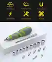Set Destornillador 41 En 1 Múltiples Puntas Y Mango Telescópico