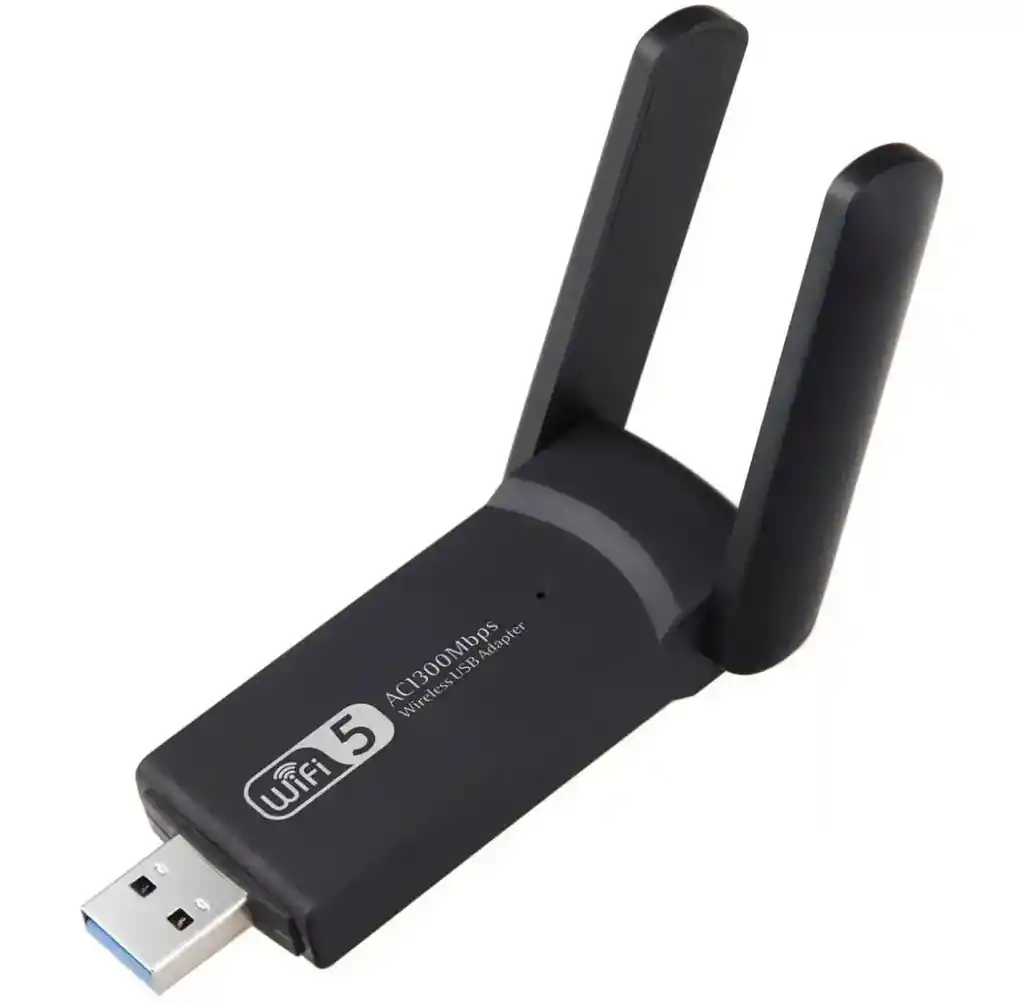 Adaptador Wifi De Doble Banda, 1300 Mb, 2,4 Y 5 Ghz, Inalámbrico, 5 G, Usb 3.0