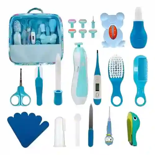 Kit De Aseo Para Bebes Recién Nacidos De 15 Pieza En Estuche