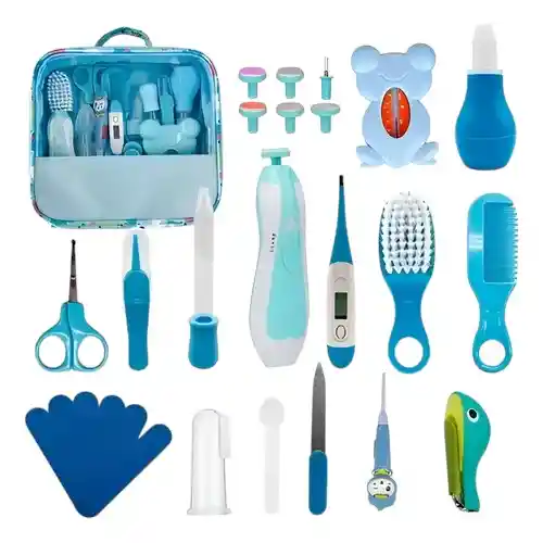 Kit De Aseo Para Bebes Recién Nacidos De 15 Pieza En Estuche