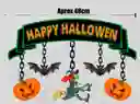Set Kit De Decoracion Para Halloween Incluye Telaraña Bombas Decoradas Guirnalda Con Diseño De Bruja Arañas Serpentina De Monstruos Y 3 Bombas Inflables