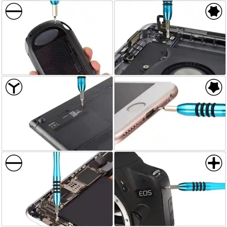 Juego De Destornilladores De Precisión | 110 Piezas Para Reparación Electrónica