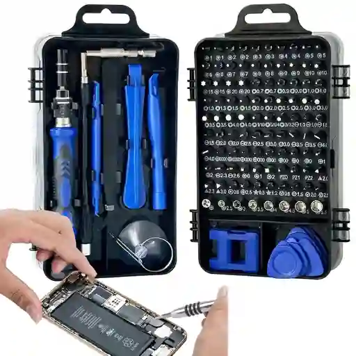 Juego De Destornilladores De Precisión | 110 Piezas Para Reparación Electrónica