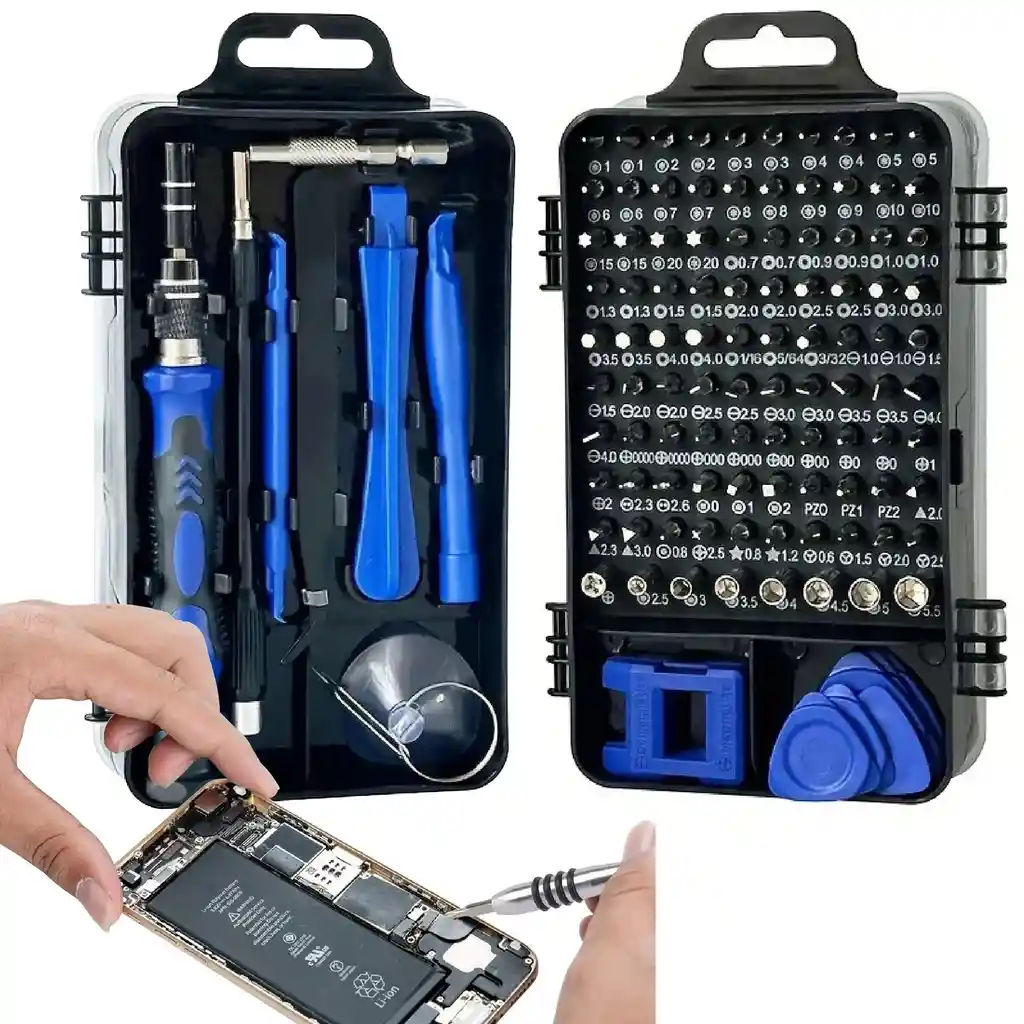 Juego De Destornilladores De Precisión | 110 Piezas Para Reparación Electrónica