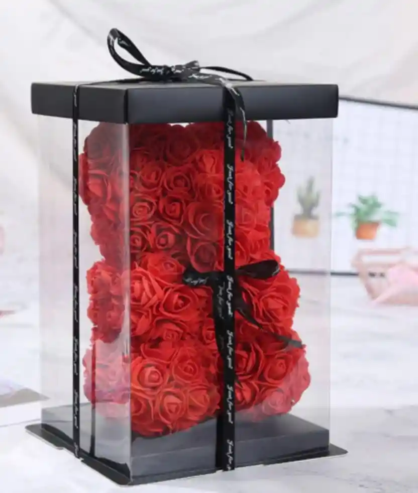 Oso De Rosas En Fomi Fino Regalo Ideal Para Toda Ocasión