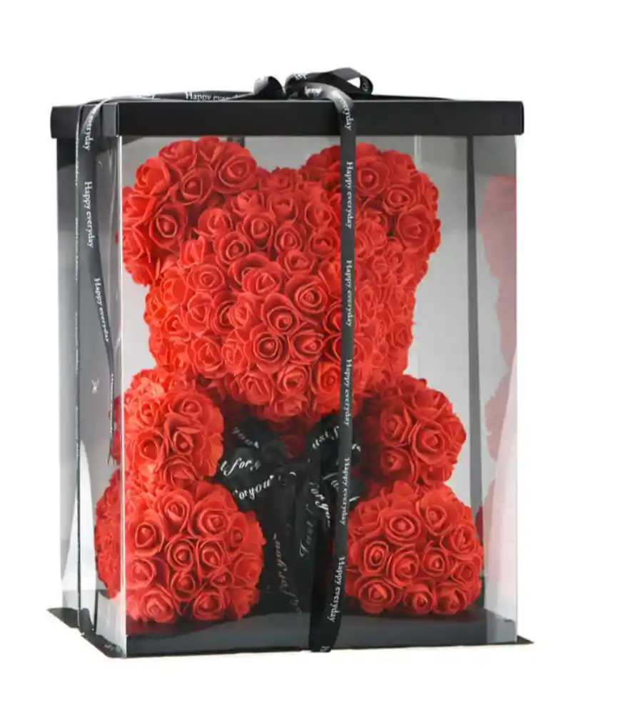 Oso De Rosas En Fomi Fino Regalo Ideal Para Toda Ocasión
