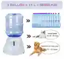 Dispensador Automático De Agua Para Mascotas 11l Fuente De Bebida Por Gravedad Para Perros Y Gatos