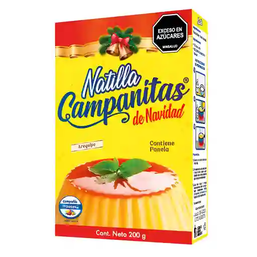 Natilla Campanitas De Navidad 200g Arequipe