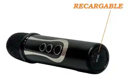 Microfono Inalambrico Recargable Receptor Recargable