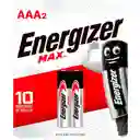 Par De Pila Energizer Aaa Alcalina