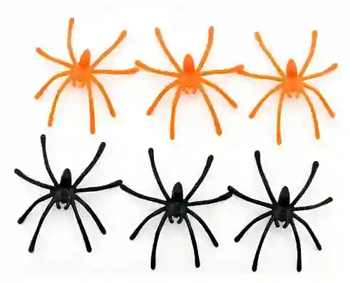 Araña Para Halloween X6 Unidades