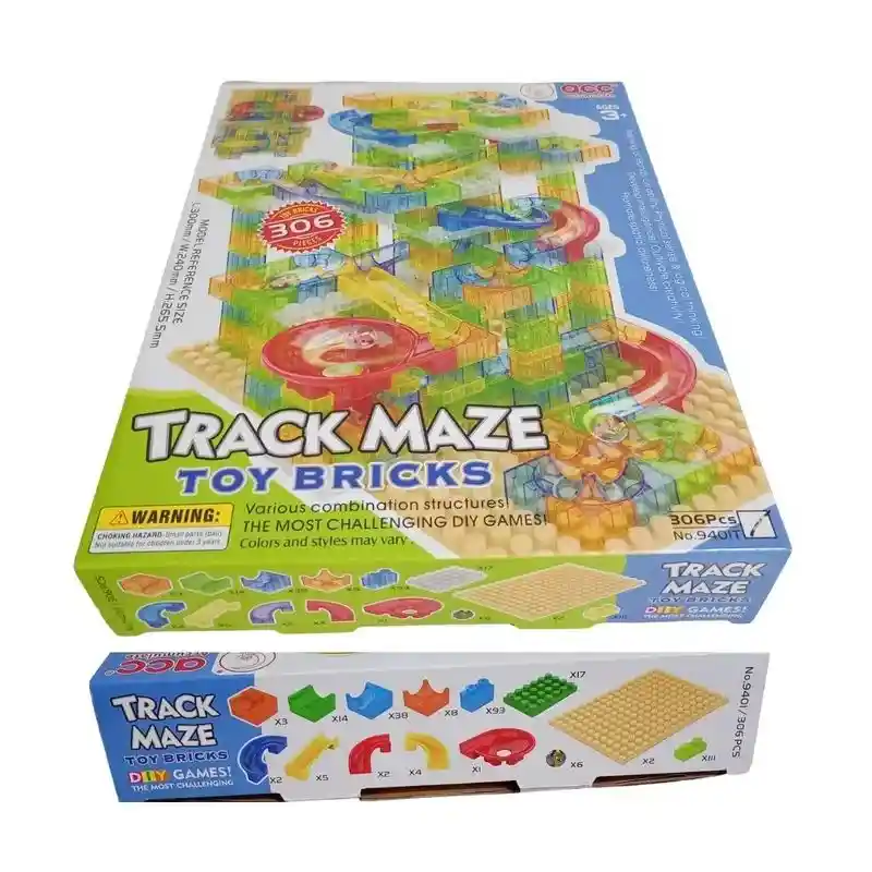 Juguete Pista Armatodo De Laberinto Piquis Canicas Track Maze 306 Pz Ref 940it