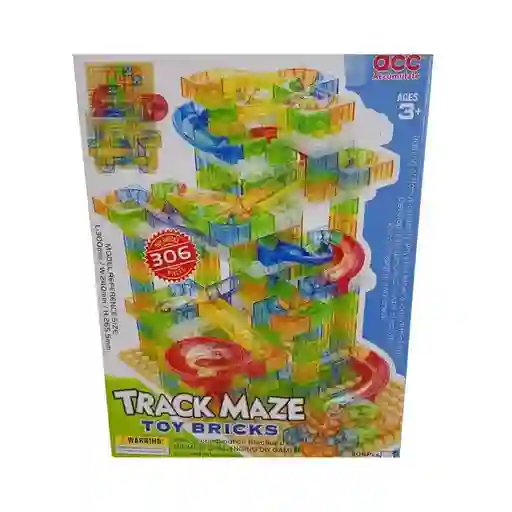 Juguete Pista Armatodo De Laberinto Piquis Canicas Track Maze 306 Pz Ref 940it