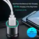 Cargador De Auto Para Carro Usb Tipo C