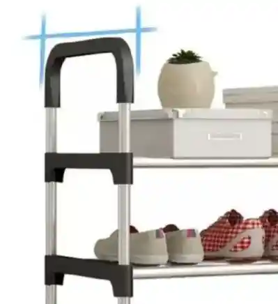 Zapatero Metálico De 6 Niveles – Organizador Vertical De Calzado