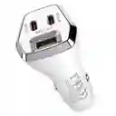 Cargador De Auto Carro 3 Puertos Usb Carga Rapida 38w