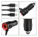 Cargador Auto Carga Rápida Cable P/ Iphone Samsung Usb C 15w
