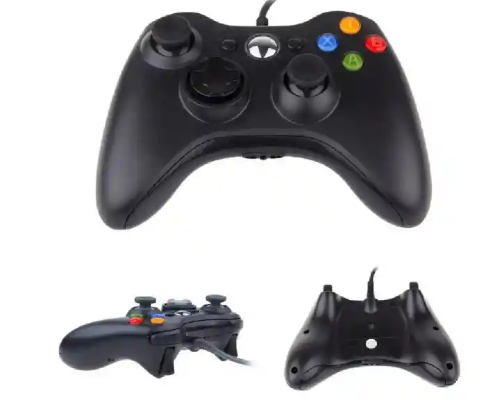 Control Alámbrico Compatible Con Xbox 360 Y Pc