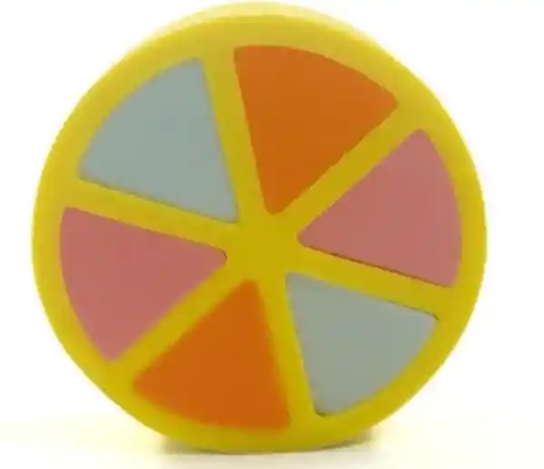 Esponja Pomo Para Maquillaje De Rostro En Forma De Circulo Por 6 Piezas