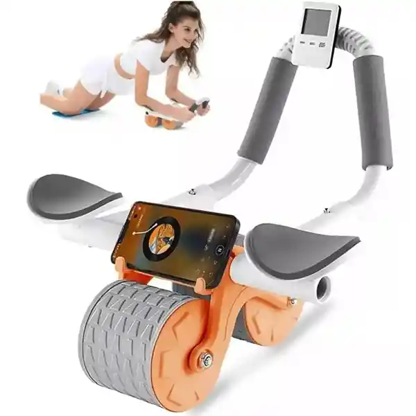 Rueda Abdominal Rebote Automático Con Temporizador