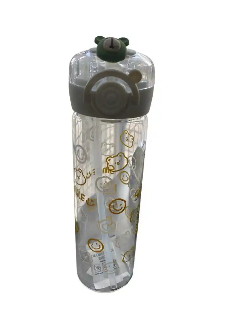 Botella Botilito En Vidrio Cuadrado Agua