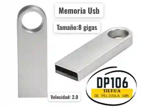 Memoria Usb De 8 Gigas 2.0