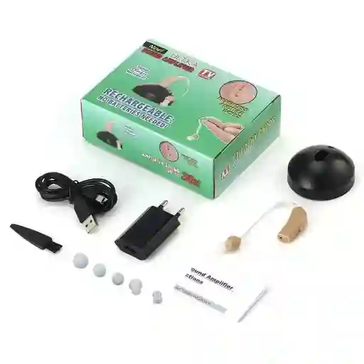 Audifonos Recargables Para Sordor O Amplificador De Audición Recargable